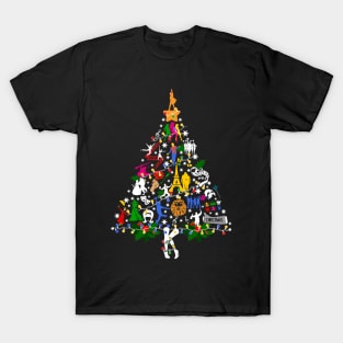 Ugly Broadway Christmas Tree T-Shirt